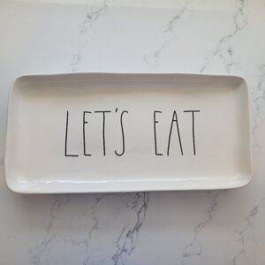 Rae Dunn "Let's Eat" Tray